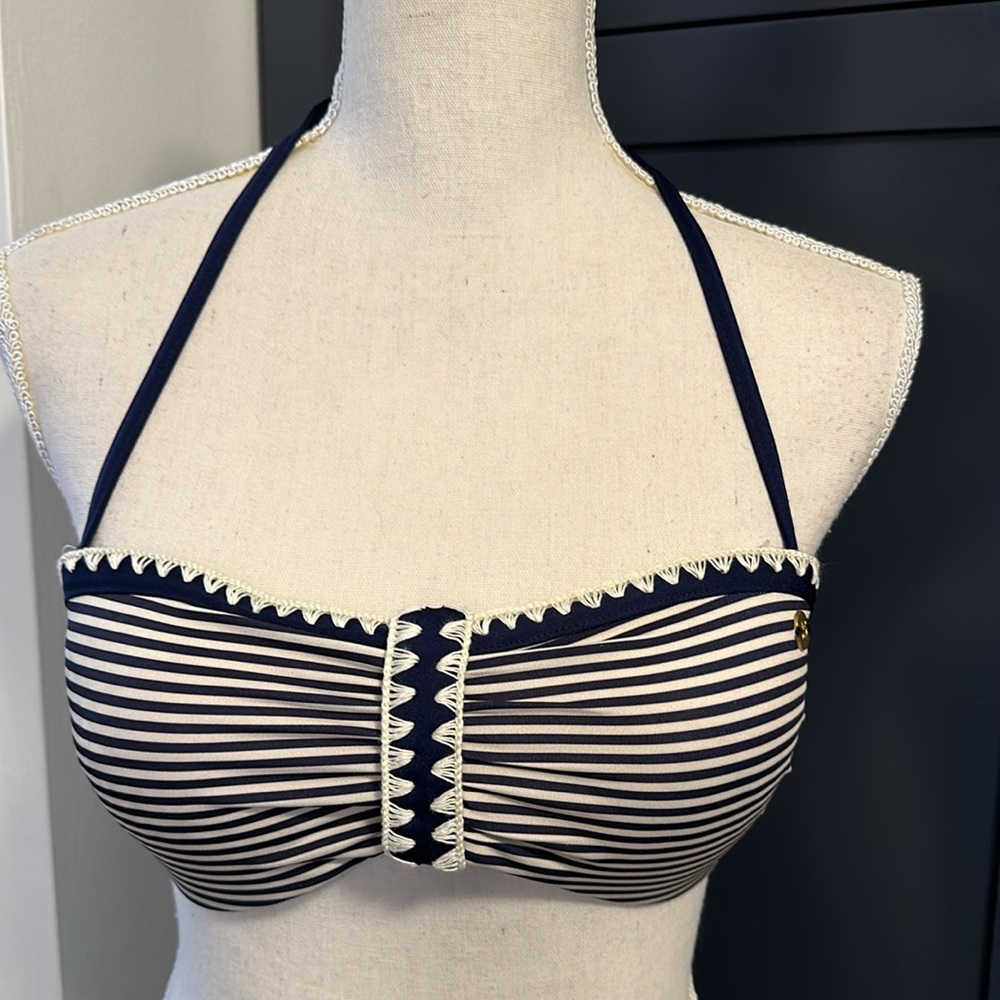 BANANA MOON TIE BANDEAU BIKINI TOP size 40